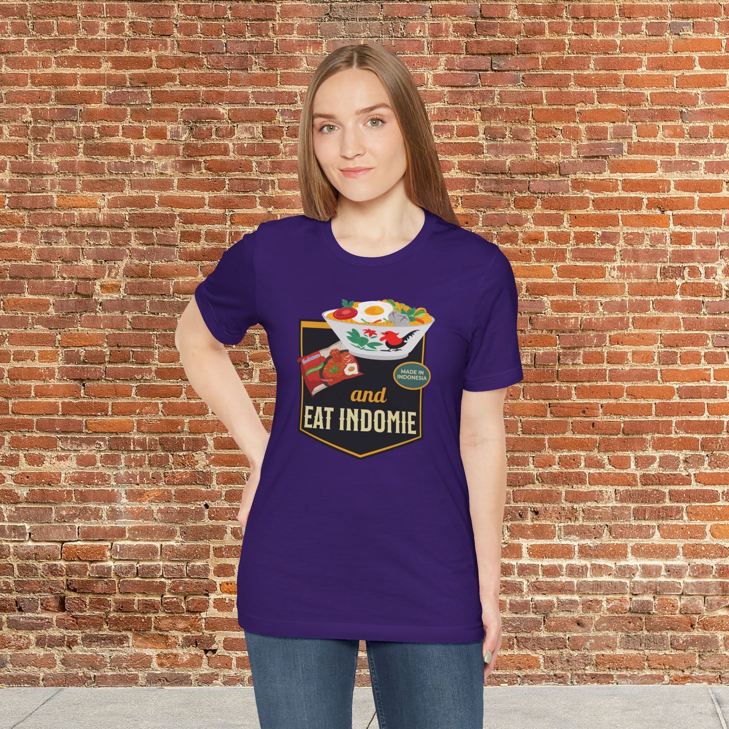 Eat Indomie Shirt, Funny Indonesian Noodles Tee