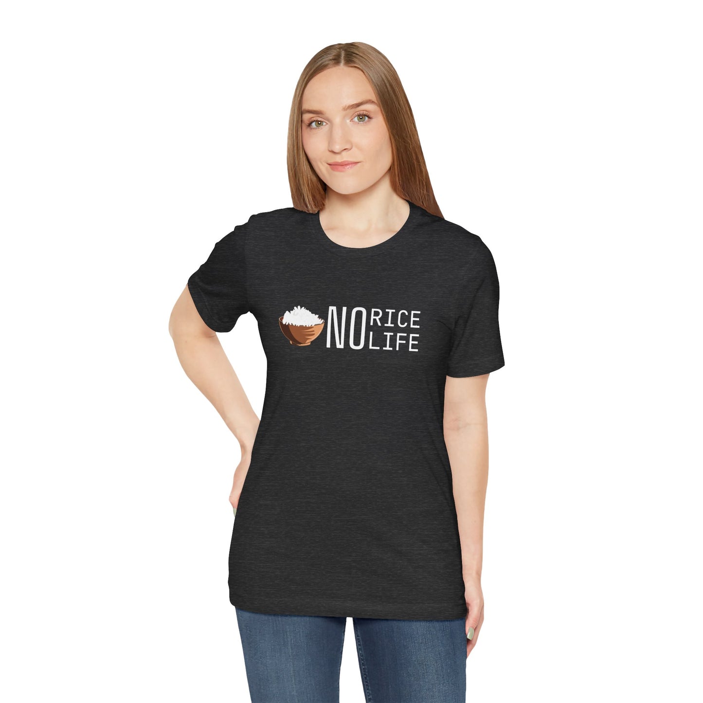 No Rice, No Life Graphic Shirt, Gift for Food Lovers and Rice Enthusiasts
