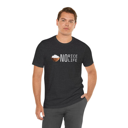 No Rice, No Life Graphic Shirt, Gift for Food Lovers and Rice Enthusiasts