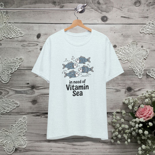 Vitamin Sea Graphic Tee for Beach Lovers