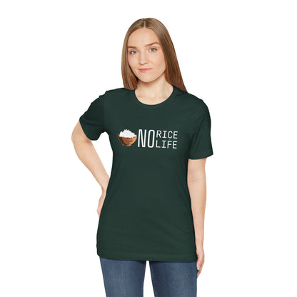 No Rice, No Life Graphic Shirt, Gift for Food Lovers and Rice Enthusiasts